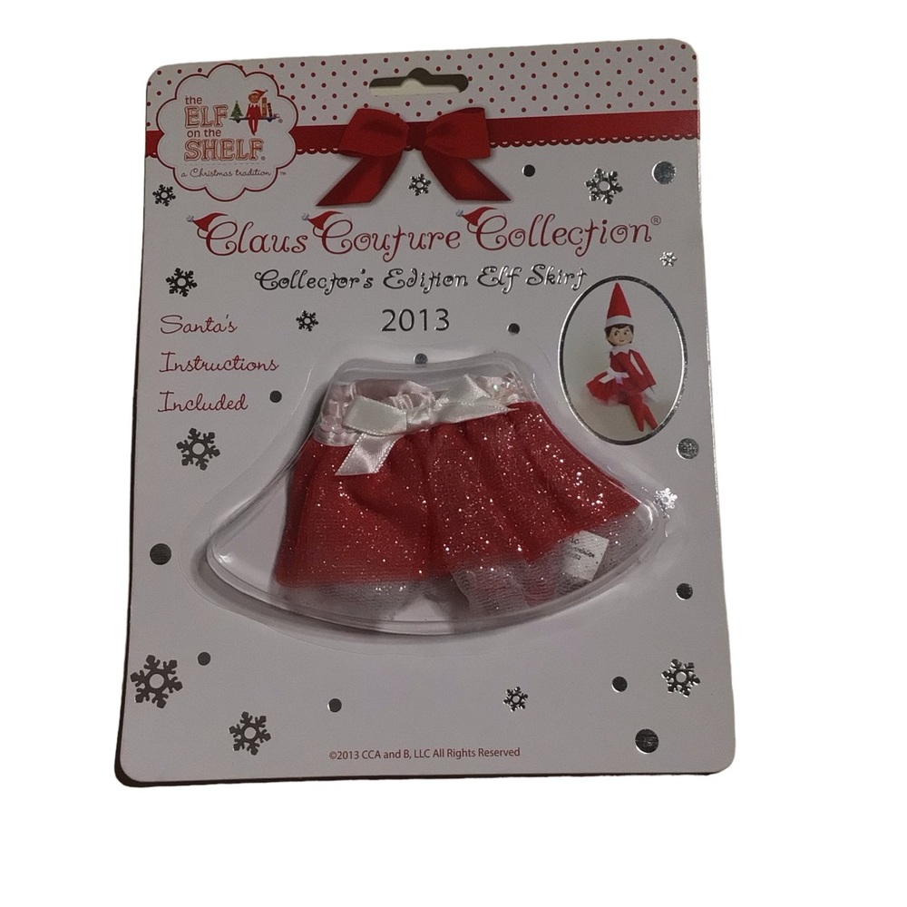 the Elf on the Shelf Collector’s Edition Elf Skirt 2013